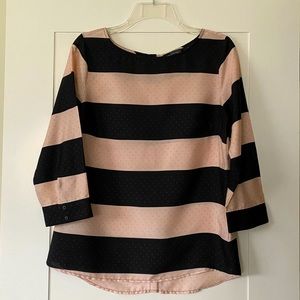 The Limited 3/4 Sleeve Striped Blouse - Size Small